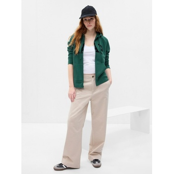 GAP Суитшърт с цип и лого на Gap GAP | Zelen | ЖЕНИ | XXS