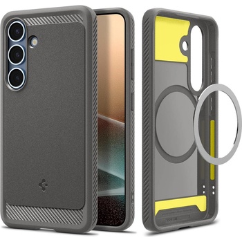 Image 1 of Spigen Samsung Galaxy S25 Rugged Armor MagFit case marble gray (ACS08999)