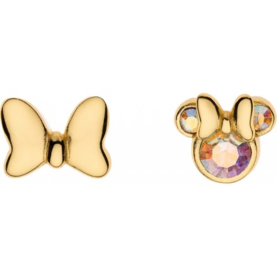 Disney náušnice kôstky Minnie Mouse s kryštálmi ES00073YRCL.CS
