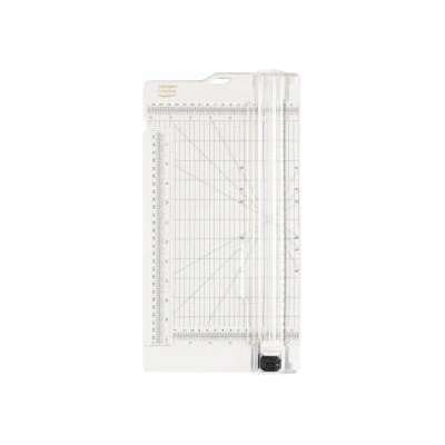 Vaessen Creative | Paper cutter and folding board 2in1 | Cutting machine paper | Cuts up to A3 paper size | Guillotine, scrapbook, lever cutter | 30.5 x 15 cm | White - 2207-108
