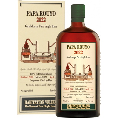 Habitation Velier Papa Rouy 2022 56,7% 0,7 l (karton)