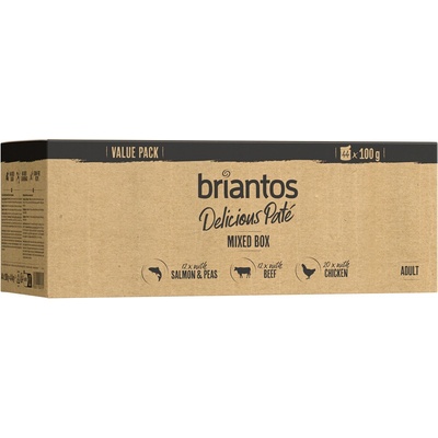 Briantos Delicious Paté mix balenie kuracie, hovädzie a losos Delicious Paté 44 x 100 g