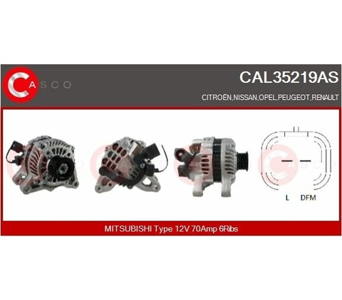 generátor CASCO CAL35219AS