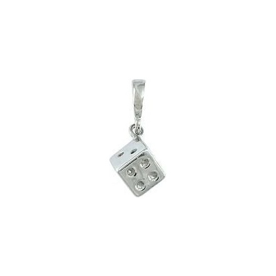Infinitysilver Stříbrný přívěsek hrací kostka 44197v