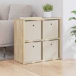 vidaXL Служебен шкаф Сонома дъб 59, 5 x 27 x 57 см (8000534)