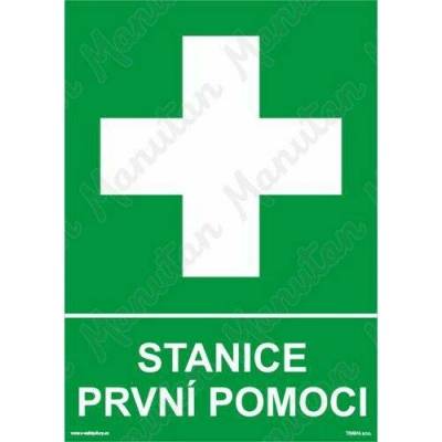 Stanice první pomoci, plast 210 x 297 x 2 mm A4
