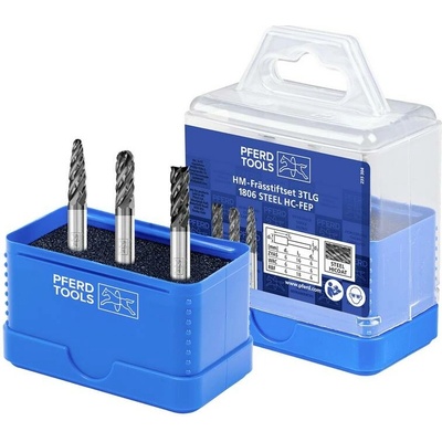 PFERD TOOLS 21901805 frézovací kolík sada Vonkajší Ø 6 mm Ø hriadeľa 6 mm