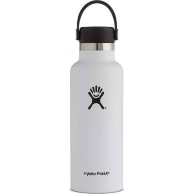 Hydro Flask Термо бутилка Hydro flask Standard Mouth with Standard Flex Cap Insulated bottle - White - размер 621 ml (533-0674-1412)