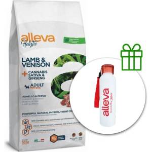 Alleva HOLISTIC кучешка агне и еленско месо възрастни мини 12 кг + термобутилка безплатно