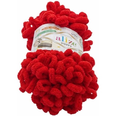 Příze Puffy 100g 56 červená