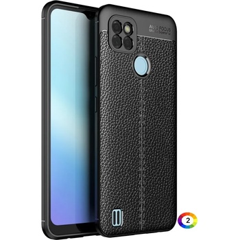 OPPO Realme C21Y/C25Y Удароустойчив Litchi Skin Калъф и Протектор