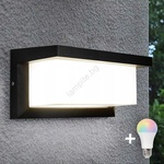 BOWI LED RGBW димируем външен стенен осветител NEELY 1xE27/12W/230V IP54 черен (LEDBW0332D)