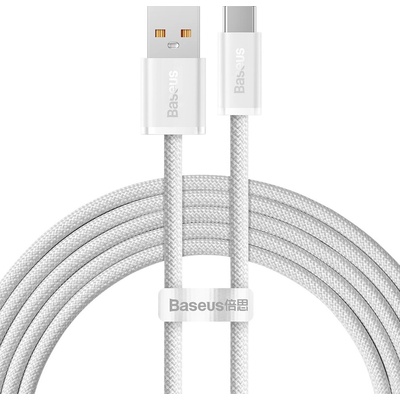 Baseus CALD000702 Dynamic Series Opletený datový a nabíjecí USB/USB-C 100W, 2m, bílý