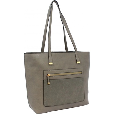 Nicole Brown elegantní kabelka JBFB 346 ŠEDÁ