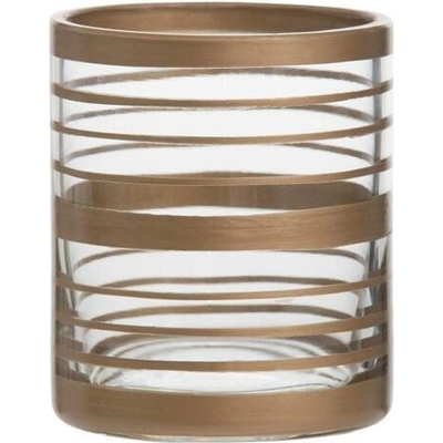 Svícen skleněný Yankee Candle Copper Elegance 2, průměr 7 cm