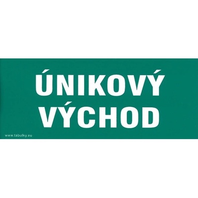 Samolepka Únikový východ