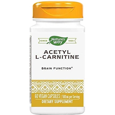 Nature's Way Acetyl L-Carnitine 500 mg [60 капсули]
