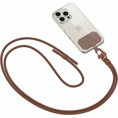 Šňůrka na krk TECH PROTECT C5S ROPE Crossbody popruh čokoládově hnědý 5906302313075
