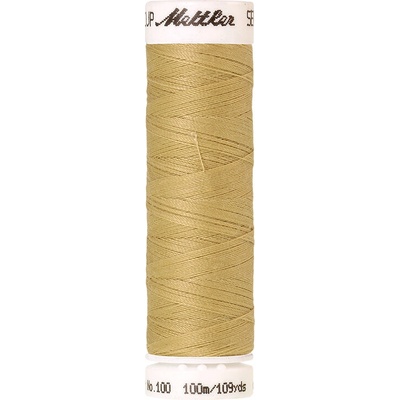Nitě SERALON 100m na univerzální šití, polyester AMANN Mettler - více barev 6677: 0890 žlutá