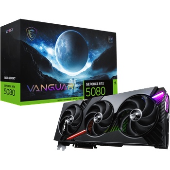 MSI GeForce RTX 5080 VANGUARD SOC 16GB GDDR7 256bit (RTX 5080 16G VANGUARD SOC)