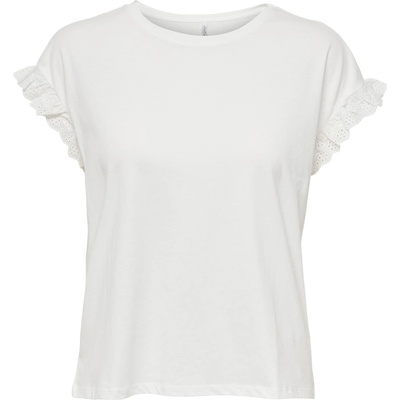 ONLY Тениска 'Iris' бяло, размер S