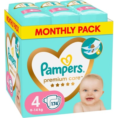 Pampers Памперси Pampers Premium Care 4 XXL Box (9-14кг. ) - 174 броя