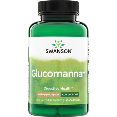 Swanson Glucomannan 665 mg 90 kapslí