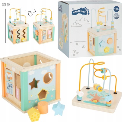 Small Foot motorická kostka v pastelových barvách – Sleviste.cz