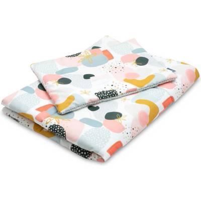 Памучен Комплект За Кошара Abstraction Dots Grey