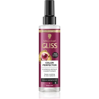 Schwarzkopf Gliss Color Perfector регенериращ балсам за боядисана коса и коса с кичури 200ml