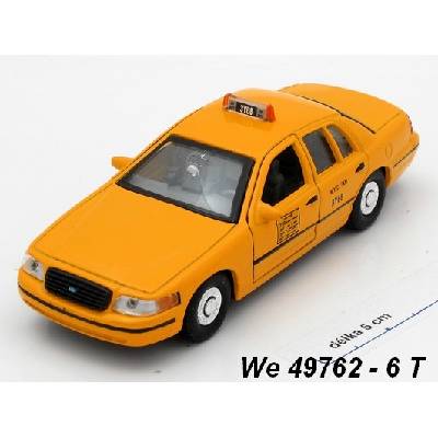 Welly Ford ´99 Crown Victoria Taxi yellow code 49762TI modely aut 1:34
