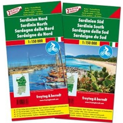 Freytag & Berndt Auto + Freizeitkarte Sardinien - Cagliari