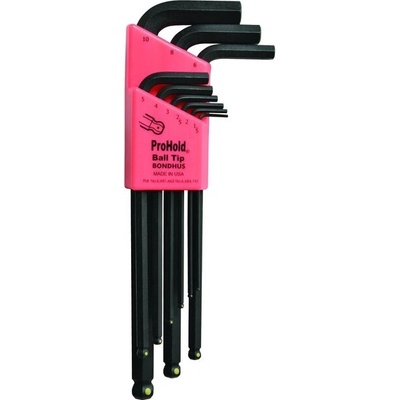 Bondhus PBLX9M 74999 Kľúč L 1.5-10 mm imbus s guličkou "ProHold" 9- dielna sada