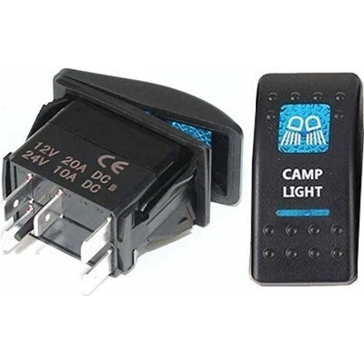 Rocker spínač CAMP LIGHT 12/24V