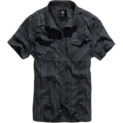 Brandit košile Roadstar shirt 1/2 sleeve černo-modrá