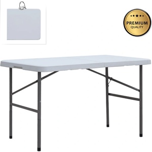 TopMebel Capri TopMebel сгъваема маса за конференции - куфар, цвят ледено бяло 120x60x74cm