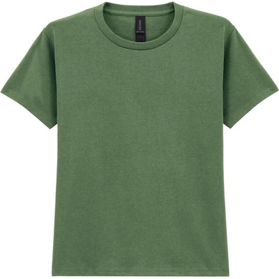 Gildan Dětské tričko HEAVY COTTON vojenská zelená