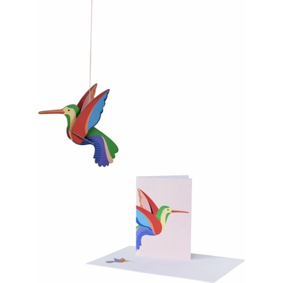 Přání Studio Roof + 3D Hummingbird / Kolibřík