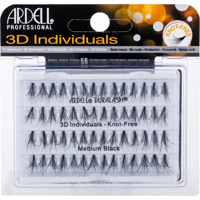 Ardell 3D Individuals Duralash Knot-Free Medium Black 56 ks