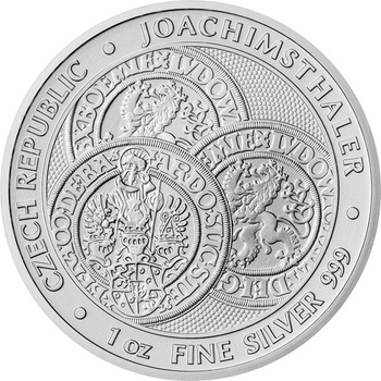 Česká mincovna Stříbrná uncová mince Tolar Česká republika stand 1 oz