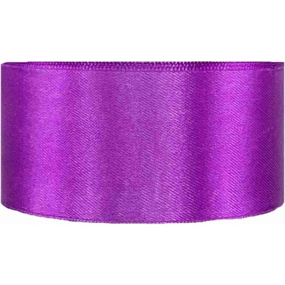 Saténová stuha oboustranná 25m x 38mm kosatcová