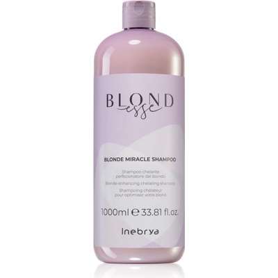 Inebrya BLONDesse Blonde Miracle Shampoo čisticí detoxikační šampon pro blond vlasy 1000 ml