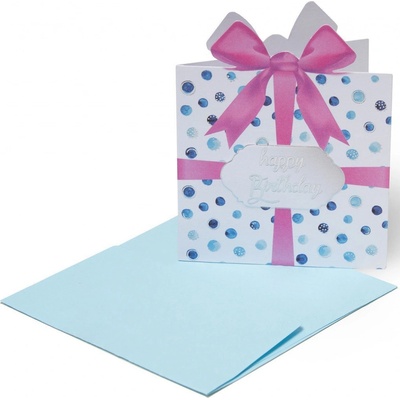 Narozeninová kartička Legami Birthday Greeting Cards - 7X7 Hb Present
