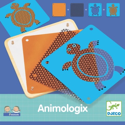 Djeco Eduludo Animologix Skladanie obrázkov