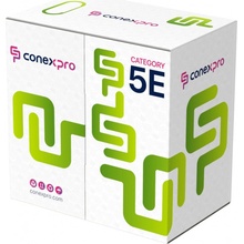 Conexpro 5EUTP UTP, CAT5e, PVC, 24AWG, 305m, šedý