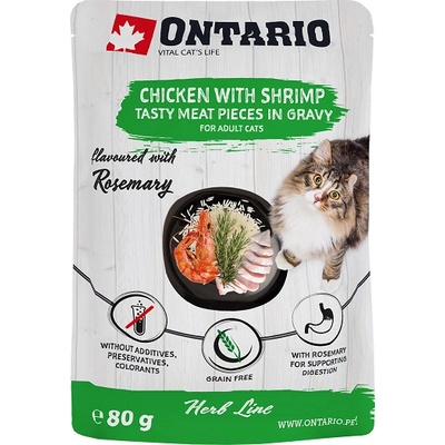 Ontario kuracie mäso s krevetami rozmarín 80 g