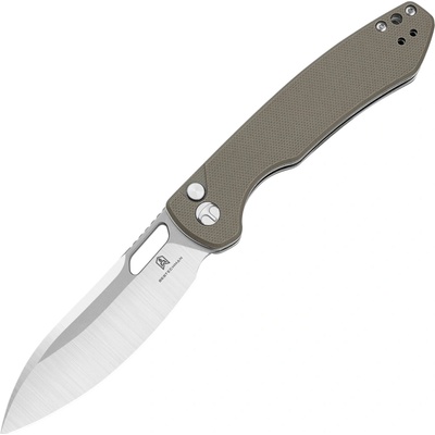 Bestechman Firebird D2, G10, Button Lock - Béžový BMK05B