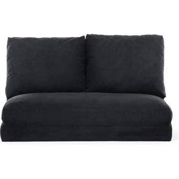 Hanah Home Черен разтегателен диван 120 cm Taida - Balcab Home (859FTN1265)