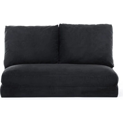 Hanah Home Черен разтегателен диван 120 cm Taida - Balcab Home (859FTN1265)