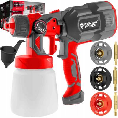Striekacia pištoľ na maľovanie Renew Force 550 W 1,20 l 3 trysky